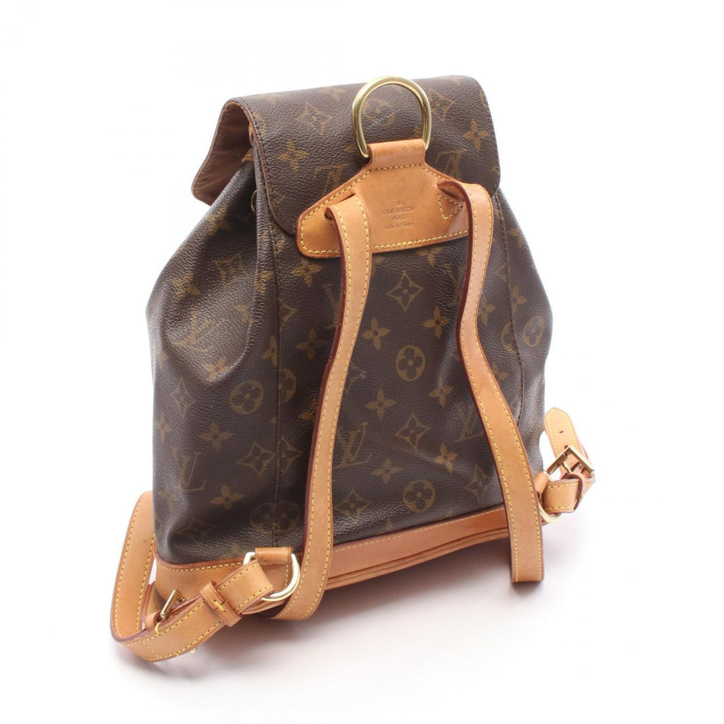 Louis Vuitton Backpack Mini Montsouris Canvas Leather MM — view 2