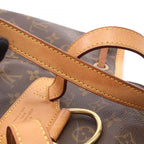 Louis Vuitton Backpack Mini Montsouris Canvas Leather MM — view 9