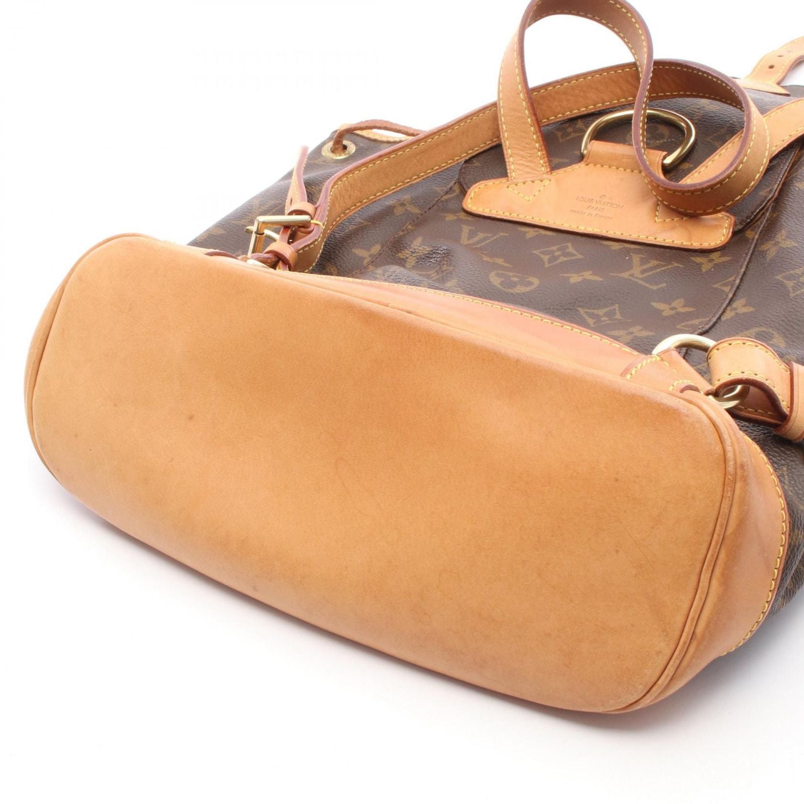 Louis Vuitton Backpack Mini Montsouris Canvas Leather MM — view 7
