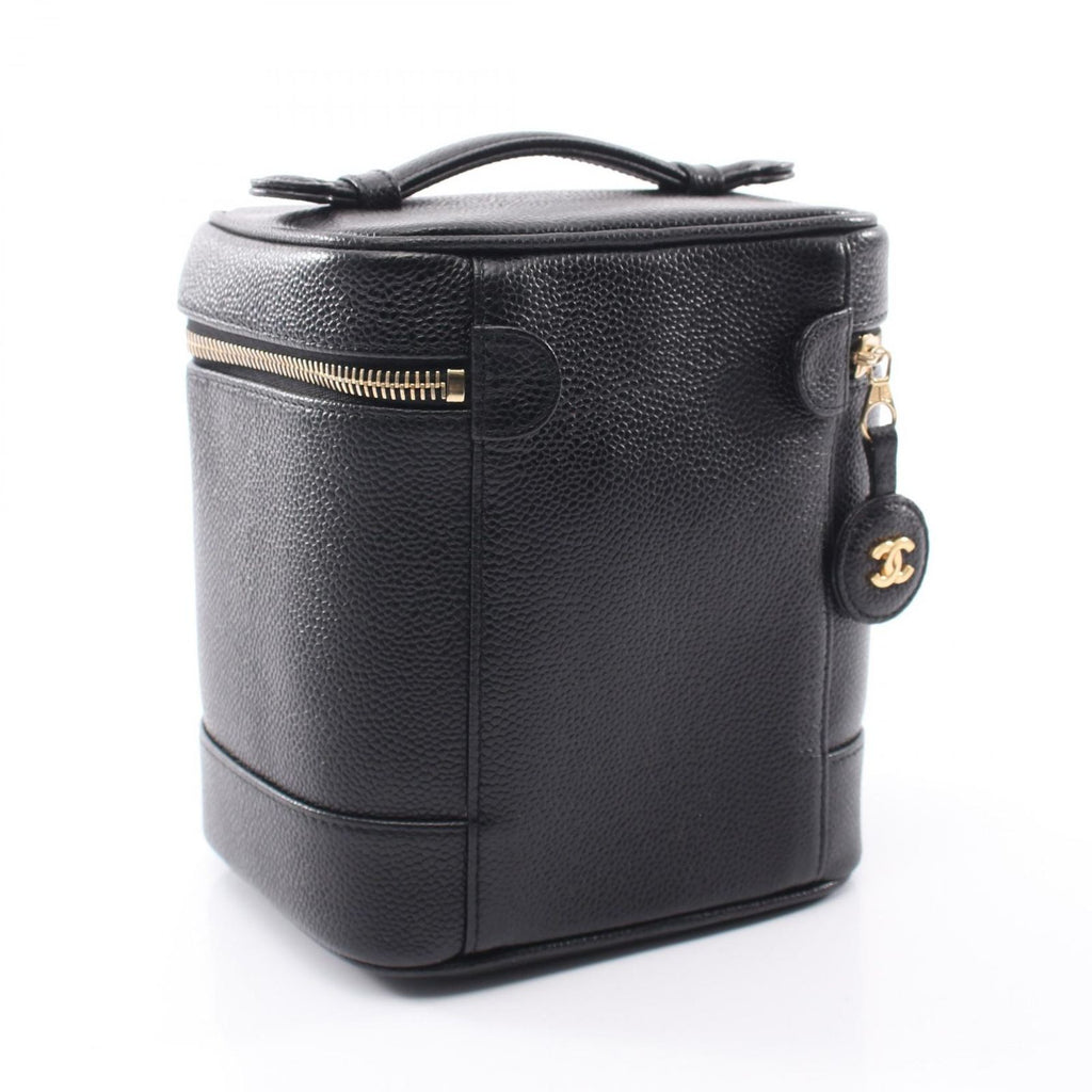 Chanel Handbag CC Logo Black Caviar Leather — view 2