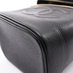 Chanel Handbag CC Logo Black Caviar Leather — view 6