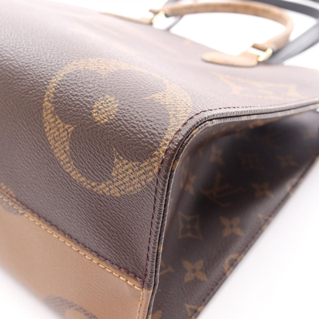 Louis Vuitton Tote On The Go MM 2-Way Canvas Leather — view 5