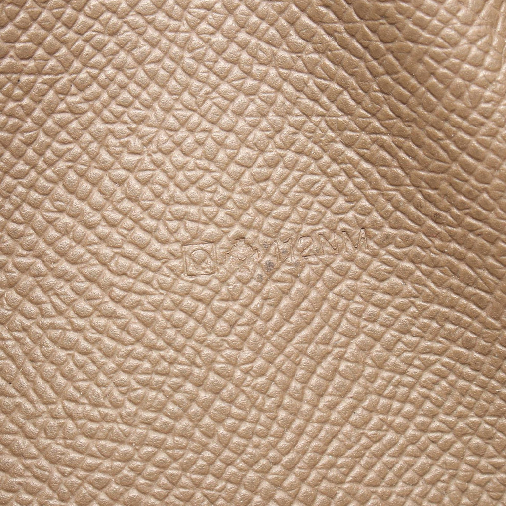 Hermes Round Wallet Azap Long Etoupe Leather Calf Long Classic — view 5