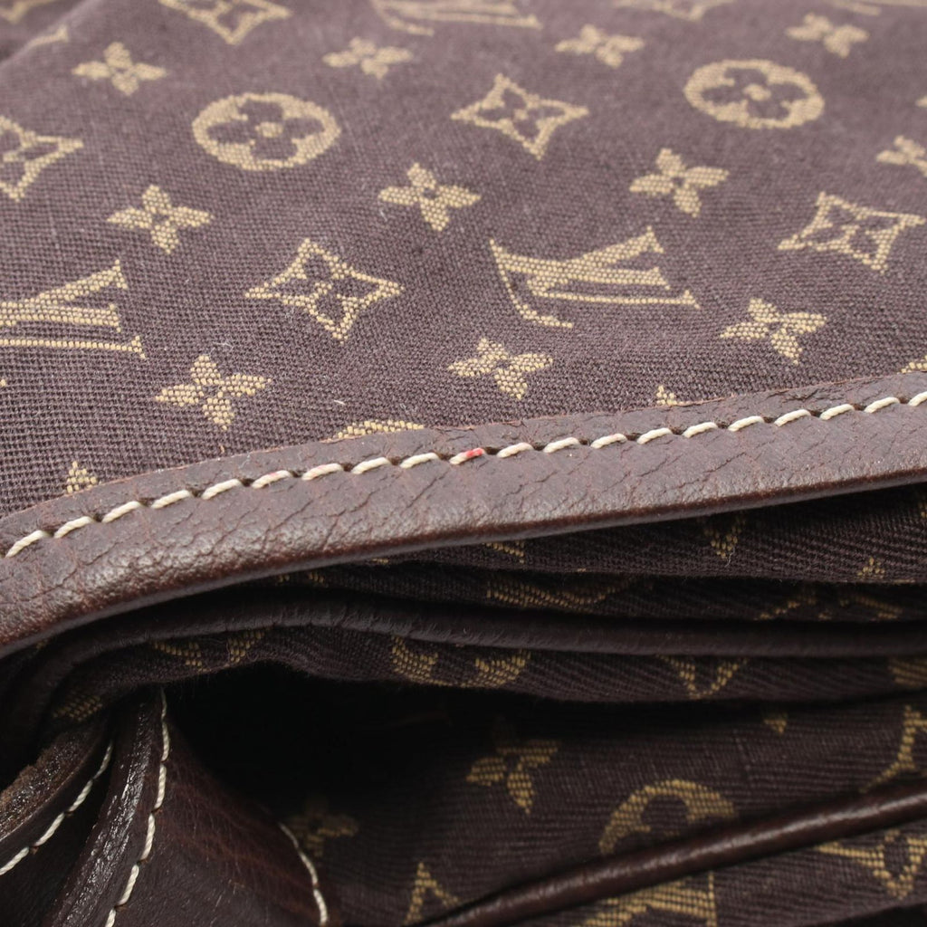 Louis Vuitton Shoulder Bag Saumur XL Ebene Canvas Leather — view 9