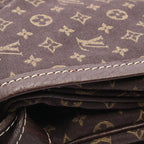 Louis Vuitton Shoulder Bag Saumur XL Ebene Canvas Leather — view 9