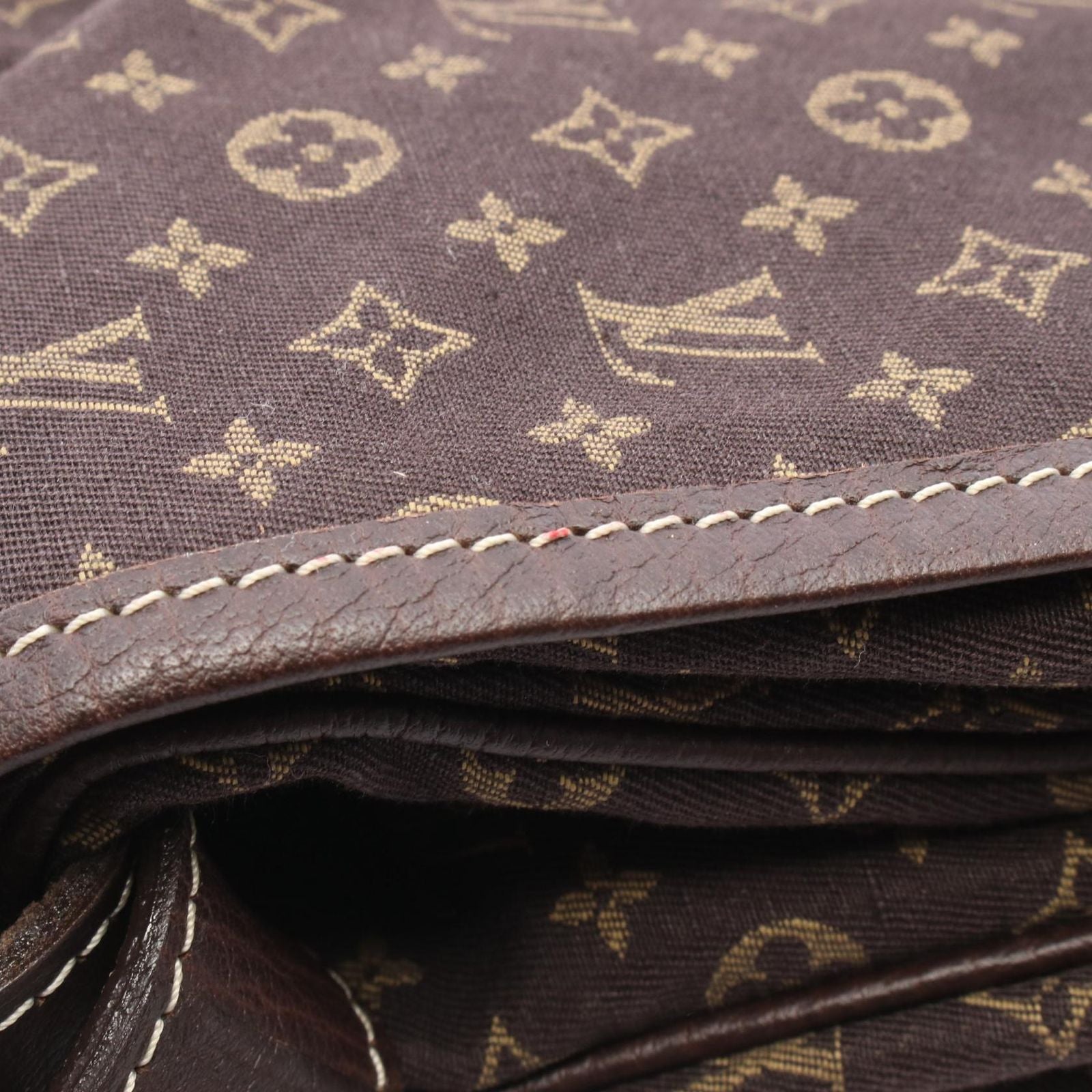 Louis Vuitton Shoulder Bag Saumur XL Ebene Canvas Leather — view 9