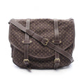 Louis Vuitton Shoulder Bag Saumur XL Ebene Canvas Leather