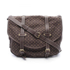 Louis Vuitton Shoulder Bag Saumur XL Ebene Canvas Leather