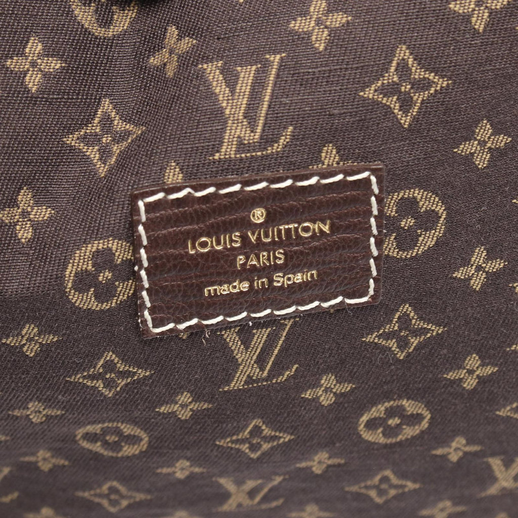 Louis Vuitton Shoulder Bag Saumur XL Ebene Canvas Leather — view 5