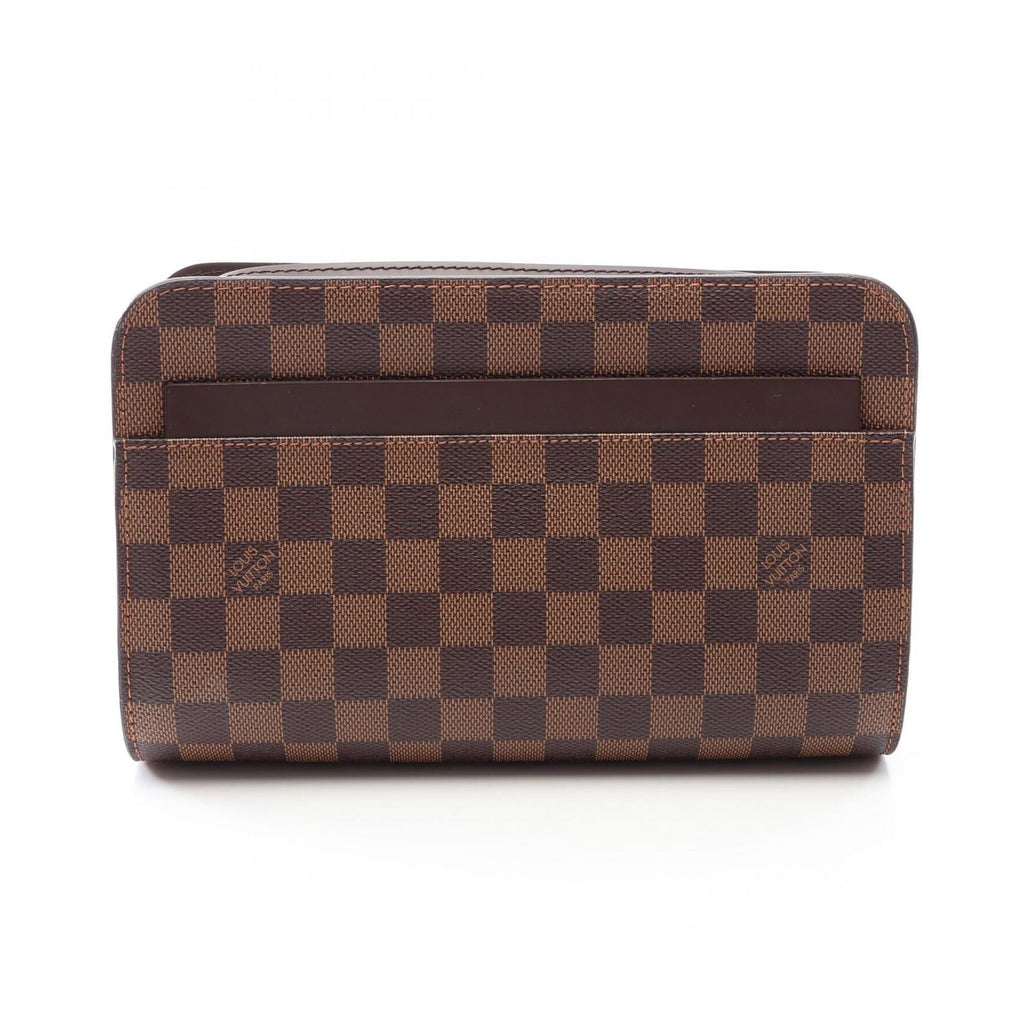 Louis Vuitton Clutch Saint Canvas Leather
