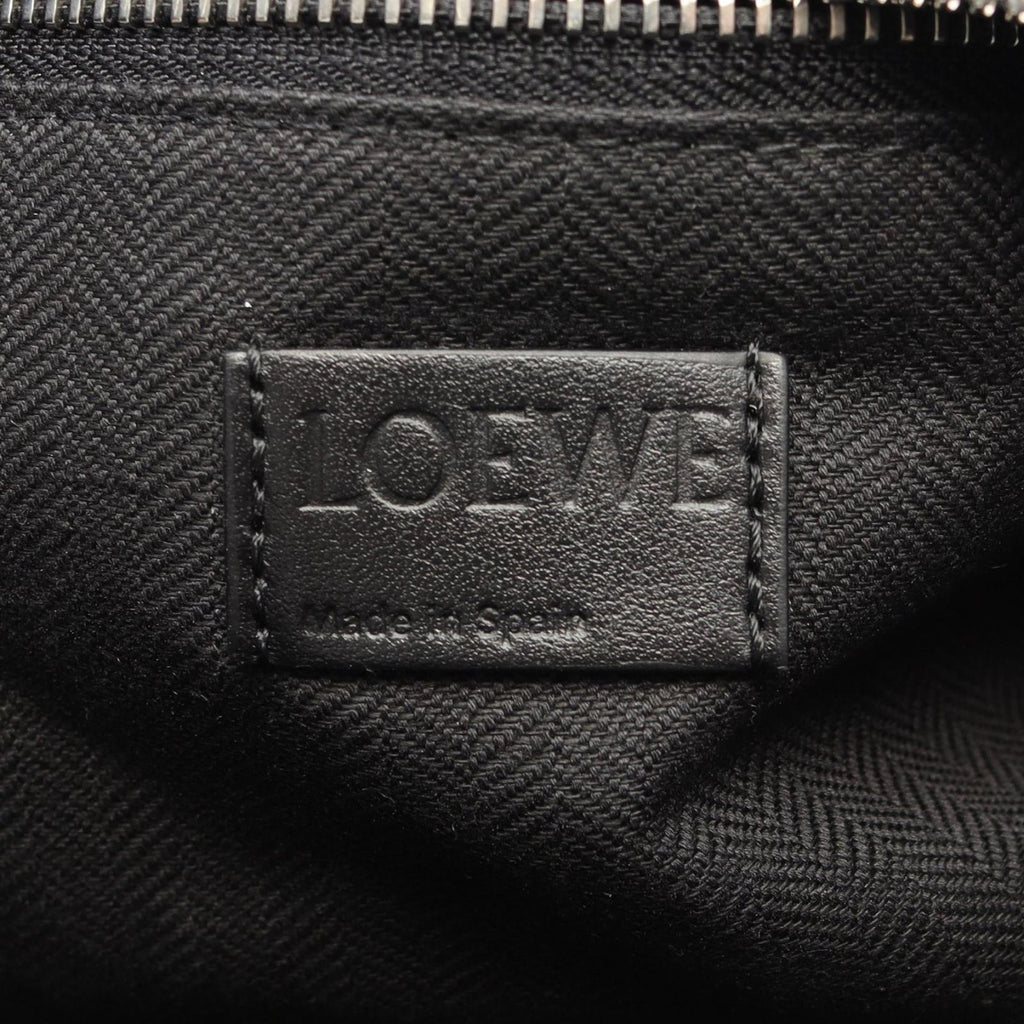Loewe Boston Bag Puzzle Fold Duffle 2-Way Black Leather — view 4