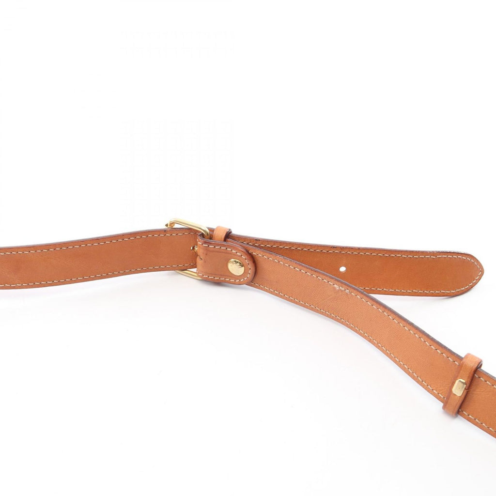 Celine Shoulder Bag Macadam Brown Canvas Leather — view 9