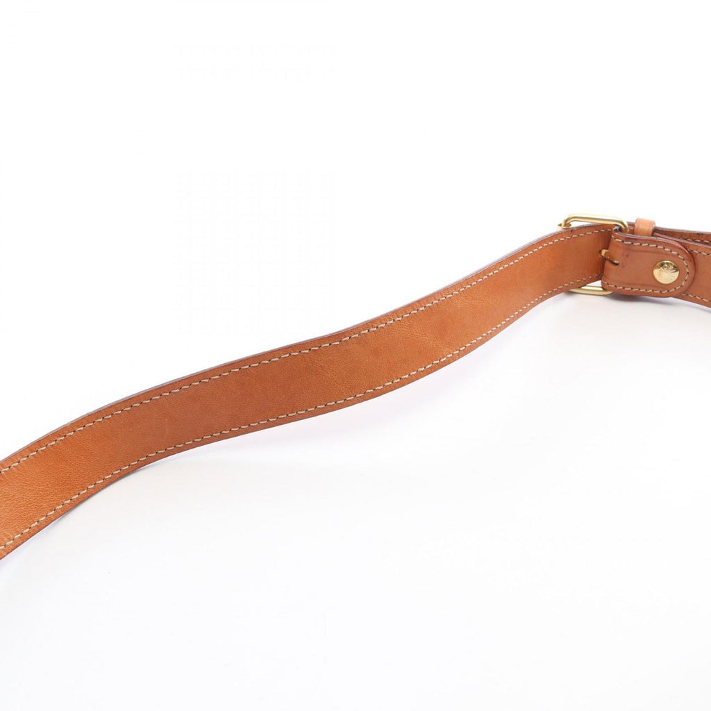 Celine Shoulder Bag Macadam Brown Canvas Leather — view 8