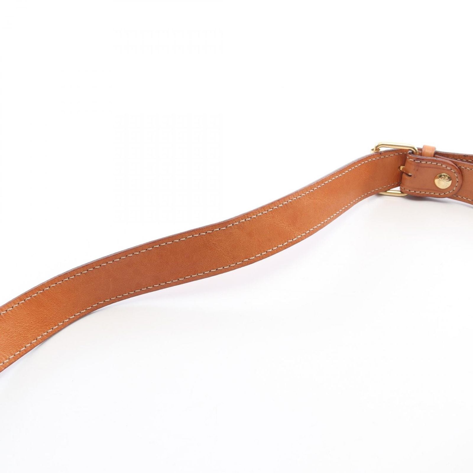 Celine Shoulder Bag Macadam Brown Canvas Leather — view 8