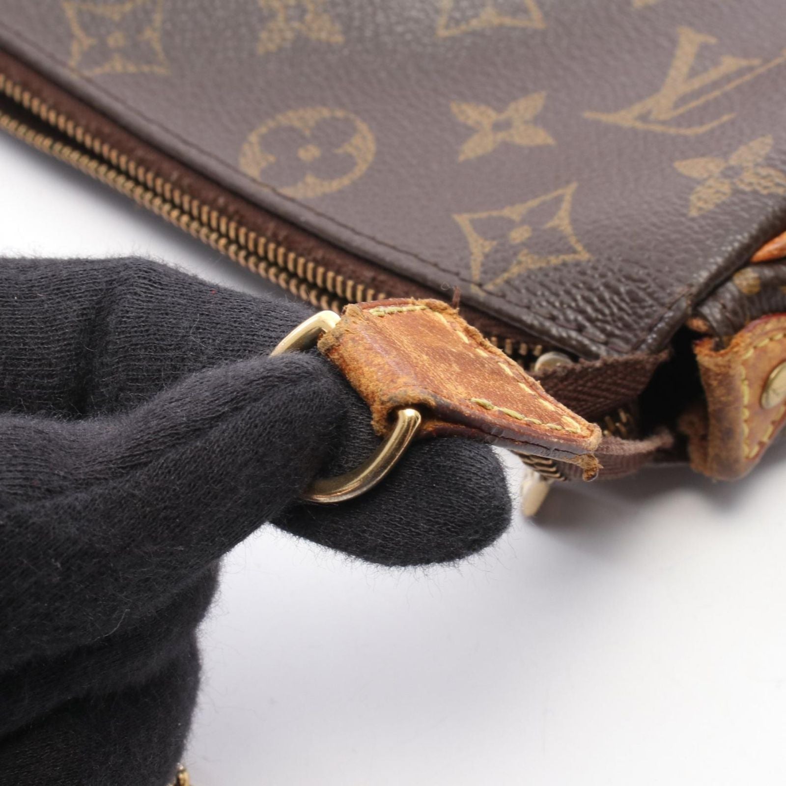 Louis Vuitton Shoulder Bag 2-Way Canvas Leather — view 6