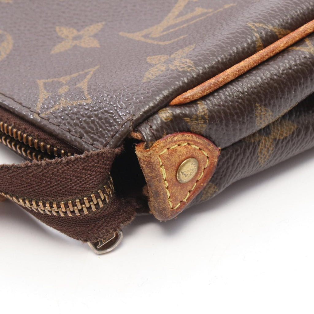 Louis Vuitton Shoulder Bag 2-Way Canvas Leather — view 9