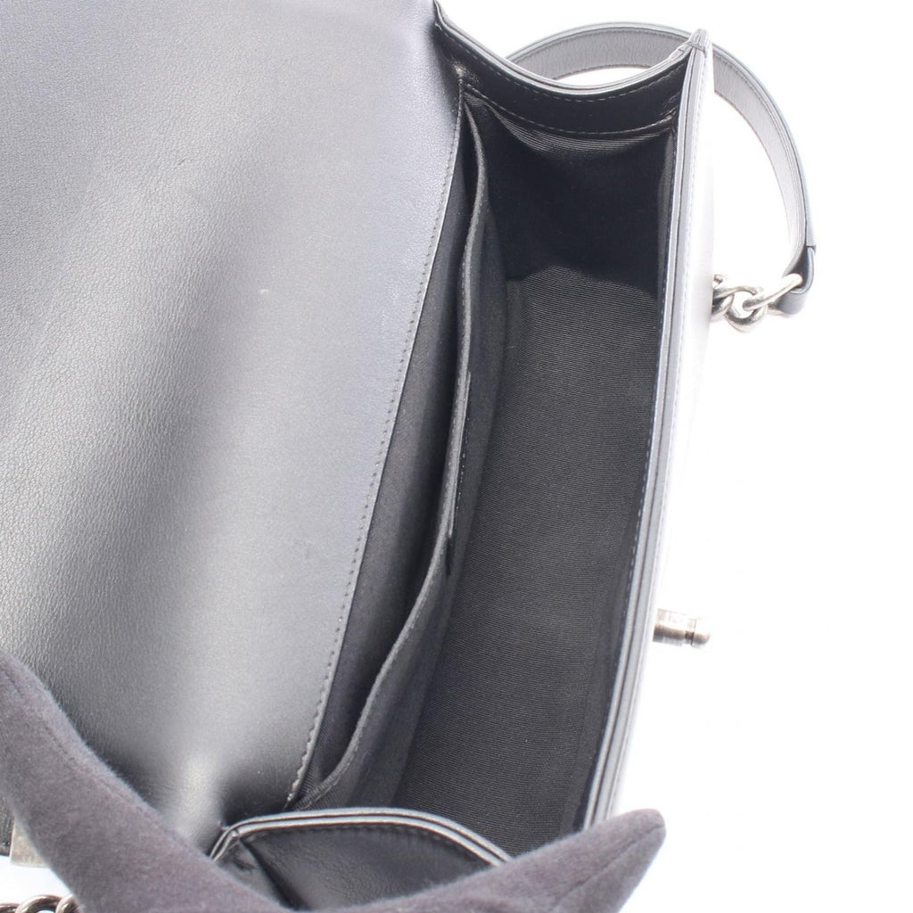 Chanel Shoulder Bag Boy Black Lambskin Boy Chain — view 3