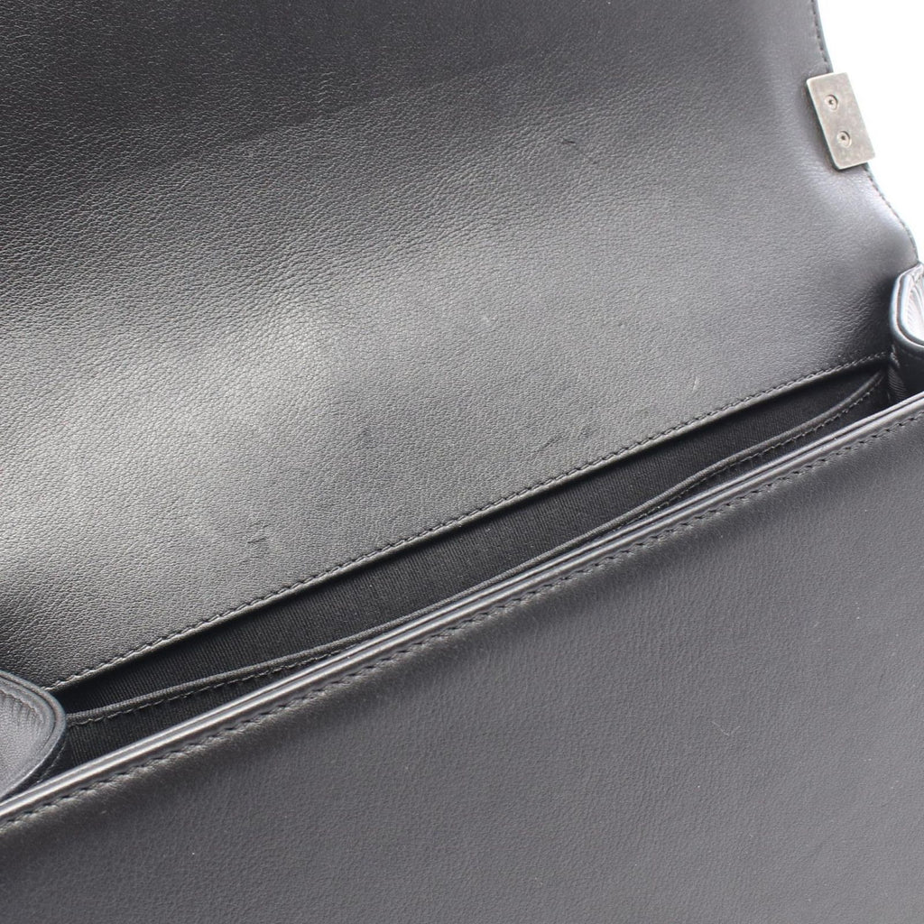 Chanel Shoulder Bag Boy Black Lambskin Boy Chain — view 6