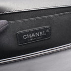 Chanel Shoulder Bag Boy Black Lambskin Boy Chain — view 4