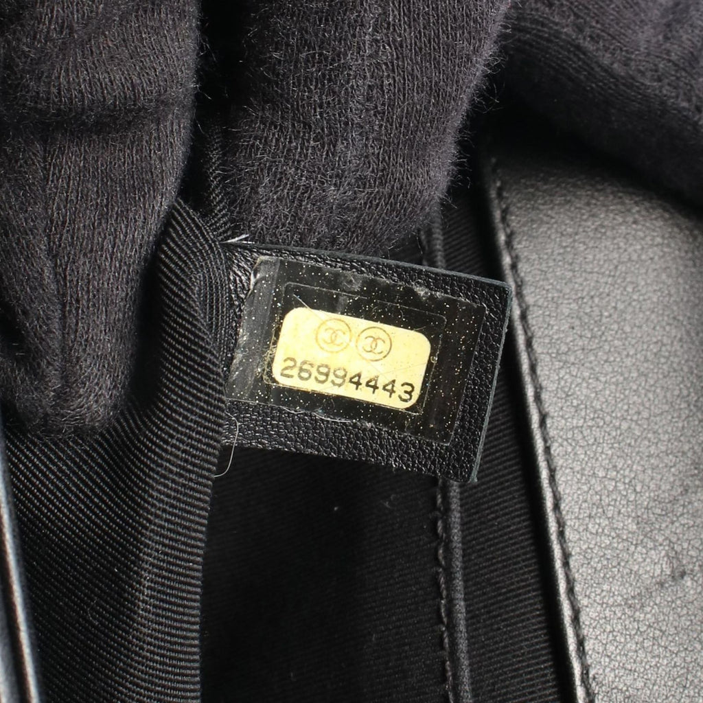 Chanel Shoulder Bag Boy Black Lambskin Boy Chain — view 5