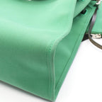 Hermes Handbag Herbag Zip PM 2-Way Bamboo Canvas Leather — view 9