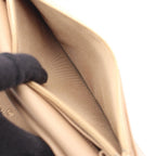 Chanel Shoulder Bag Quilted Beige Lambskin Chain Wallet — view 6