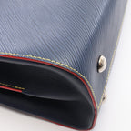 Louis Vuitton Tote Twist 2-Way Andigo Blue Leather — view 8