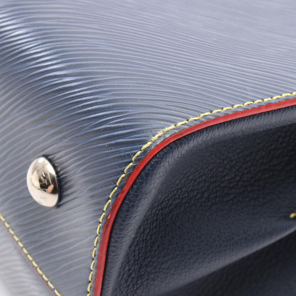 Louis Vuitton Tote Twist 2-Way Andigo Blue Leather — view 9