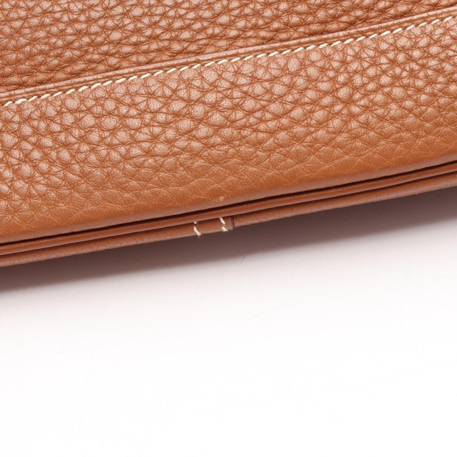 Hermes Shoulder Bag Trim 31 Gold Leather — view 8