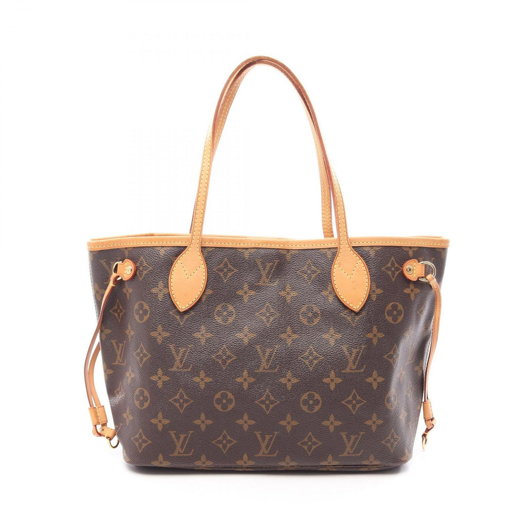 Louis Vuitton Tote Neverfull PM Canvas Leather