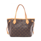 Louis Vuitton Tote Neverfull PM Canvas Leather
