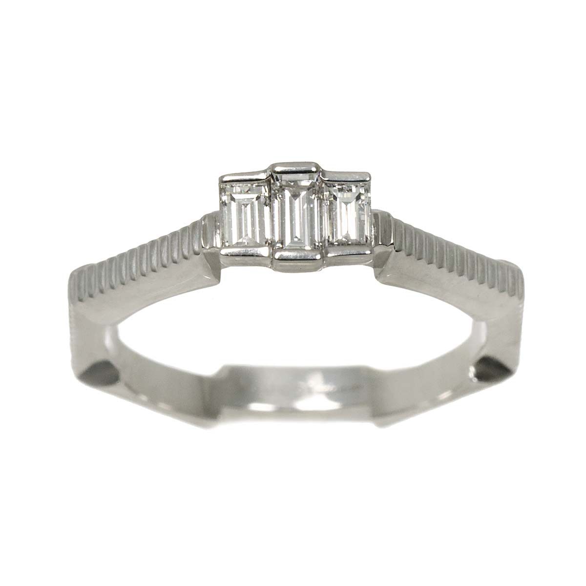 Gucci Link to Love Ring Diamond 18k WG White Gold 750 — view 2