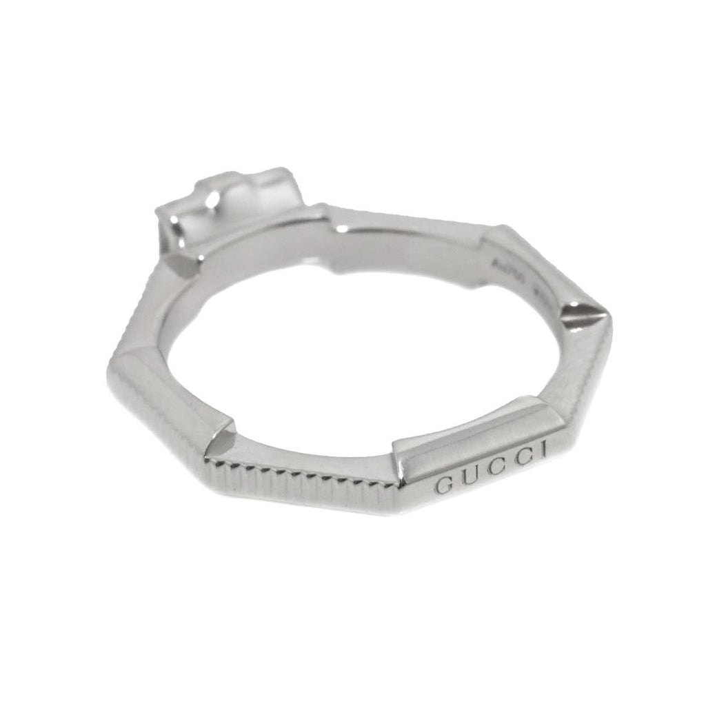 Gucci Link to Love Ring Diamond 18k WG White Gold 750 — view 3