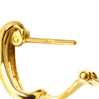 Celine Onyx Earrings 18k YG Yellow Gold 750 Clip on — view 5
