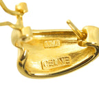 Celine Onyx Earrings 18k YG Yellow Gold 750 Clip on — view 4