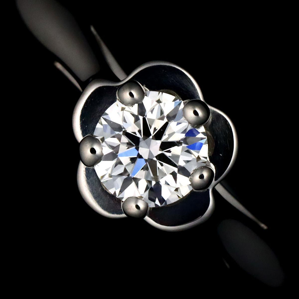 Chanel Camellia Diamond 47 Ring Pt Platinum — view 6
