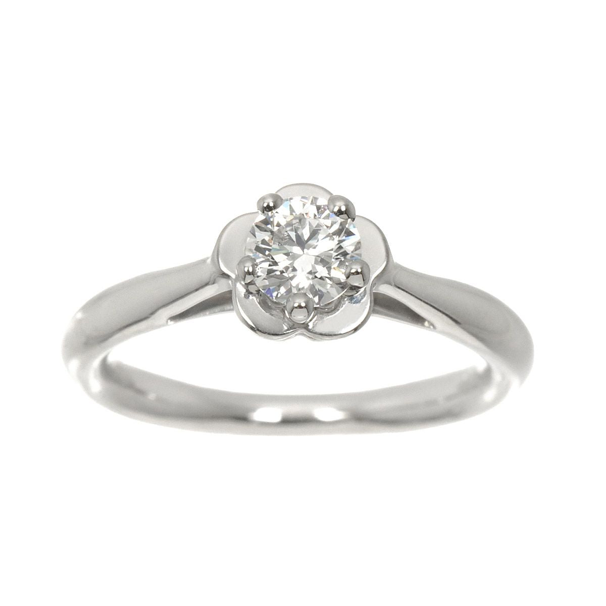 Chanel Camellia Diamond 47 Ring Pt Platinum — view 2