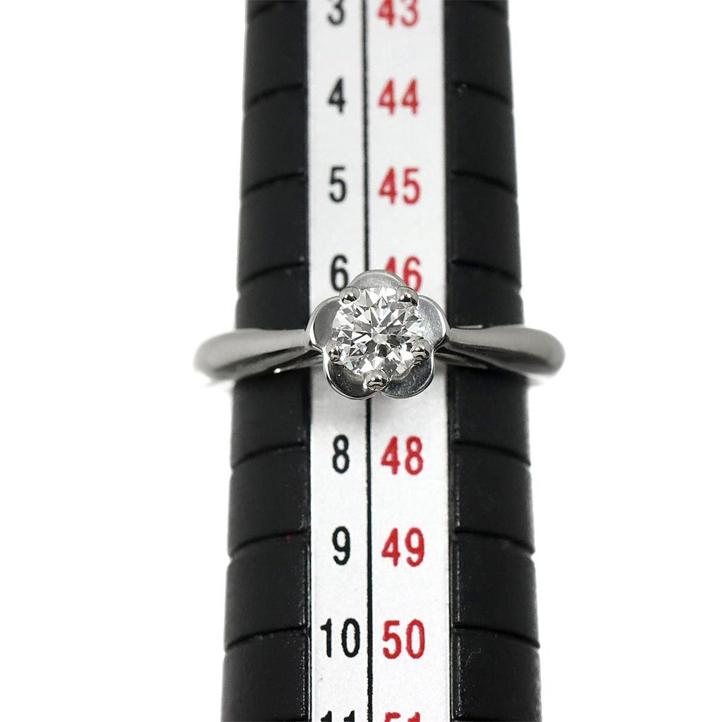 Chanel Camellia Diamond 47 Ring Pt Platinum — view 7