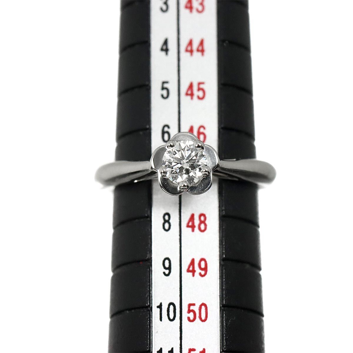 Chanel Camellia Diamond 47 Ring Pt Platinum — view 7