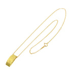 Celine Logo Necklace 42 cm 18k YG Yellow Gold 750 Neckalce — view 2