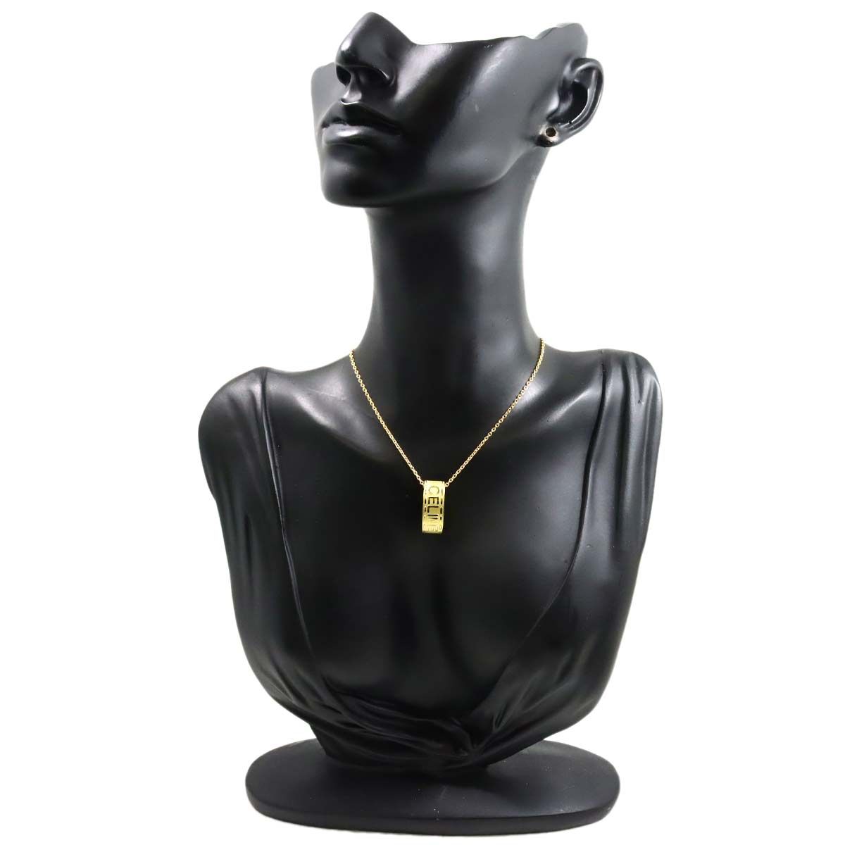 Celine Logo Necklace 42 cm 18k YG Yellow Gold 750 Neckalce — view 6