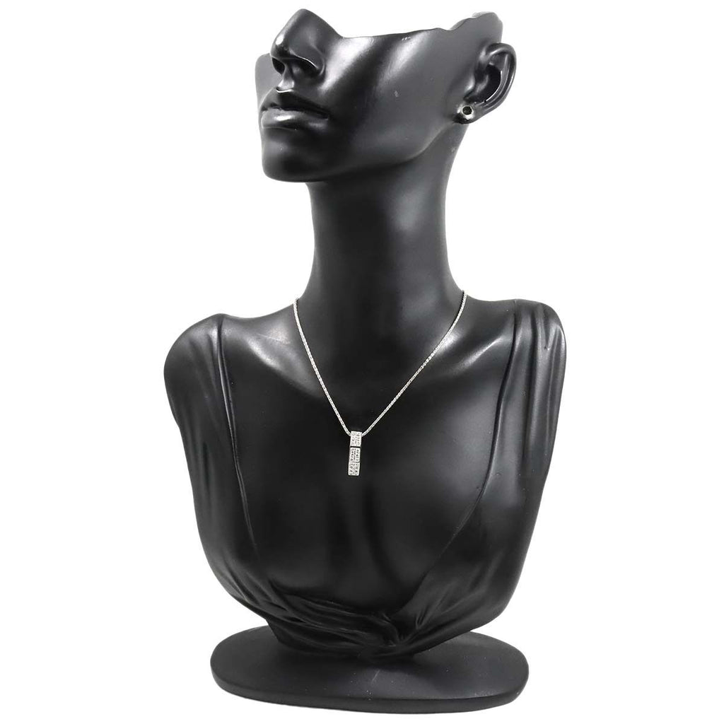 Celine Diamond Ruby Necklace 42 cm Pt Platinum — view 9