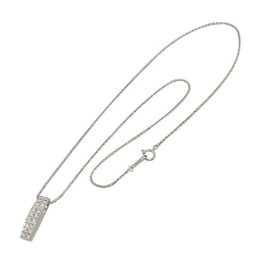 Celine Diamond Ruby Necklace 42 cm Pt Platinum — view 2