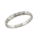 Chanel Coco Crush Small SM 63 Ring Pt Platinum Quilted — view 4