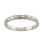 Chanel Coco Crush Small SM 63 Ring Pt Platinum Quilted — view 2