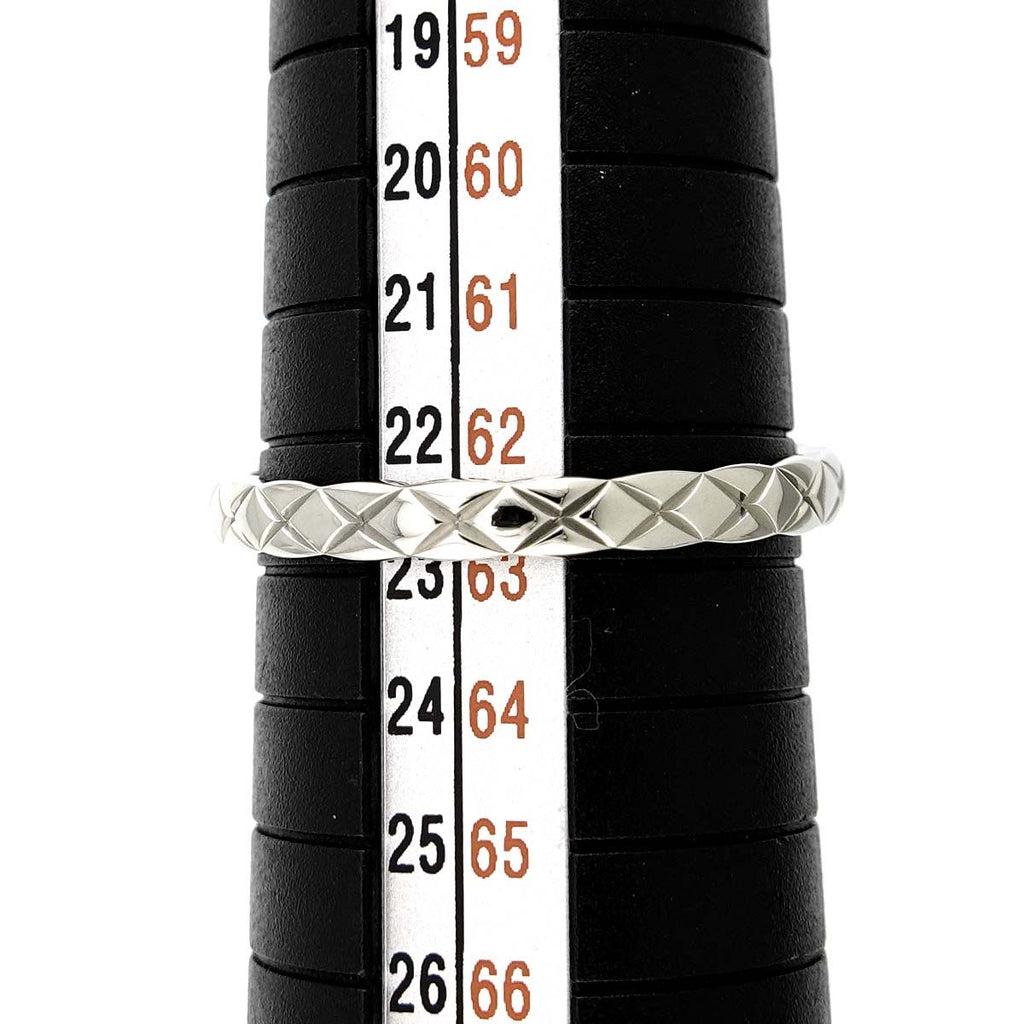 Chanel Coco Crush Small SM 63 Ring Pt Platinum Quilted — view 5