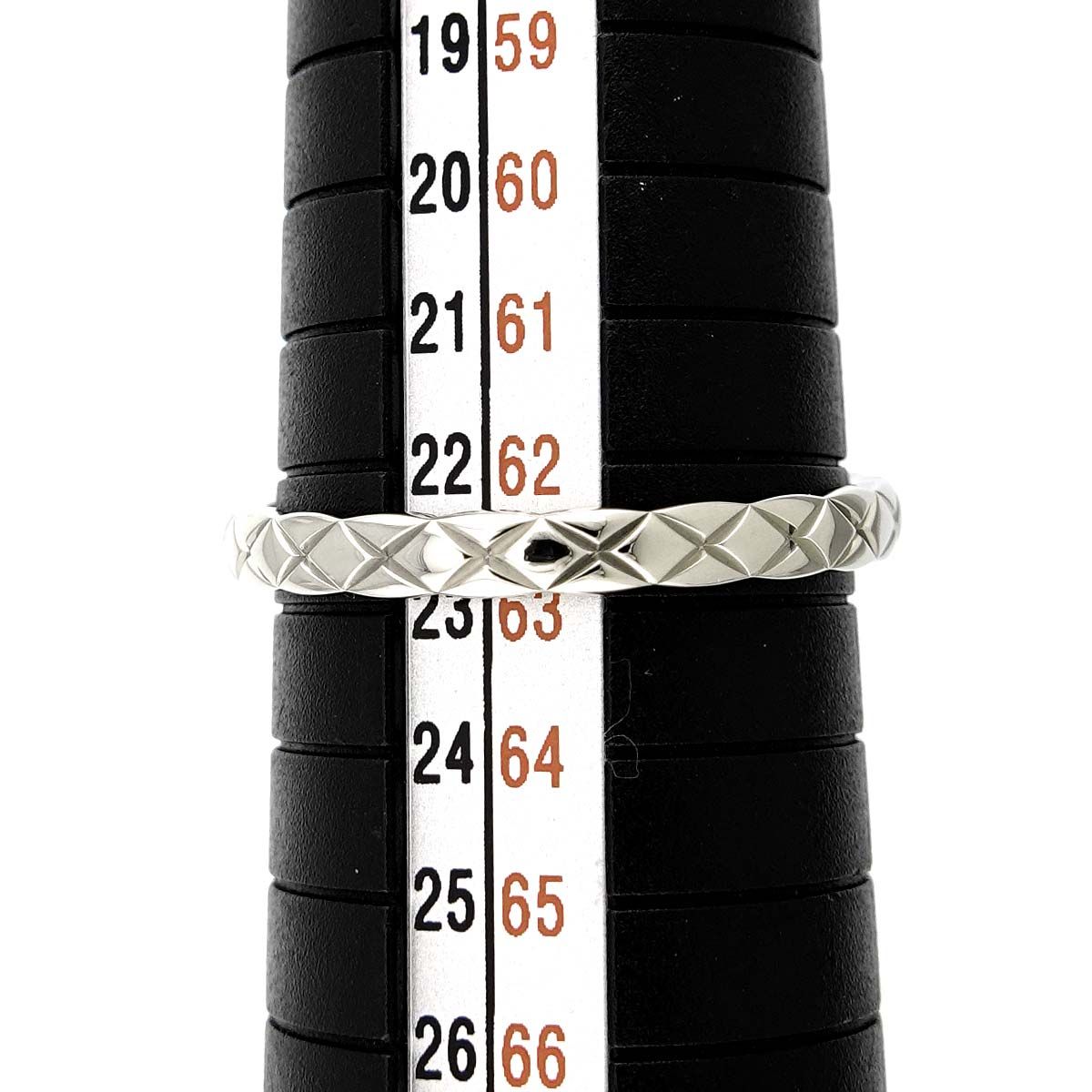 Chanel Coco Crush Small SM 63 Ring Pt Platinum Quilted — view 5