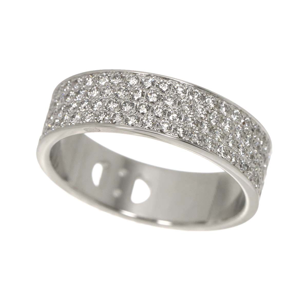 Hermes D'ancre 52 Ring Diamond 18k WG Why Togo le Dunkle — view 6