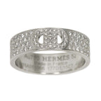 Hermes D'ancre 52 Ring Diamond 18k WG Why Togo le Dunkle — view 2