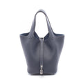 Hermes Handbag Picotin Lock PM Blue Nuit Leather